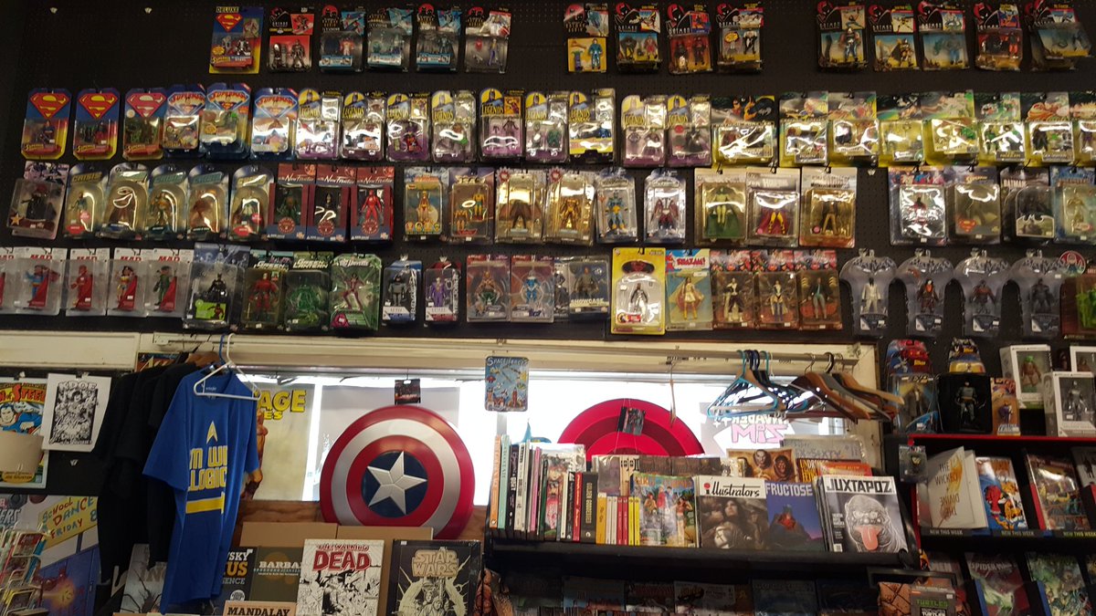 AgentM's tweet photo. Always love shopping at @MoreFunComics when I'm in NOLA. Got some Tobin, DeConnick, &amp; Ennis/McCrea. Yay comics! https://t.co/FCZssTQPs9