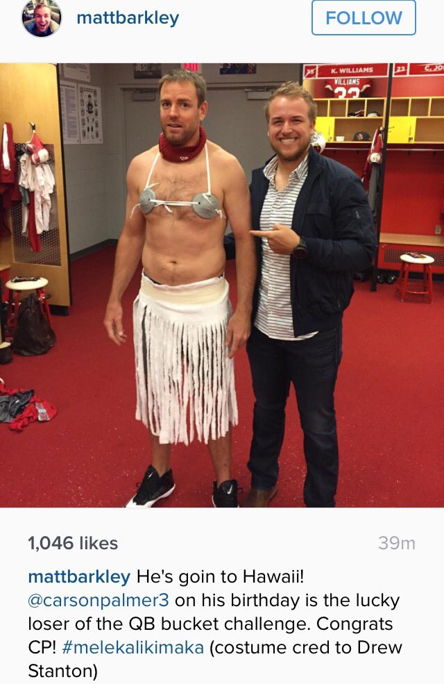 Happy Birthday Carson Palmer. Ready for Hawaii? (via  