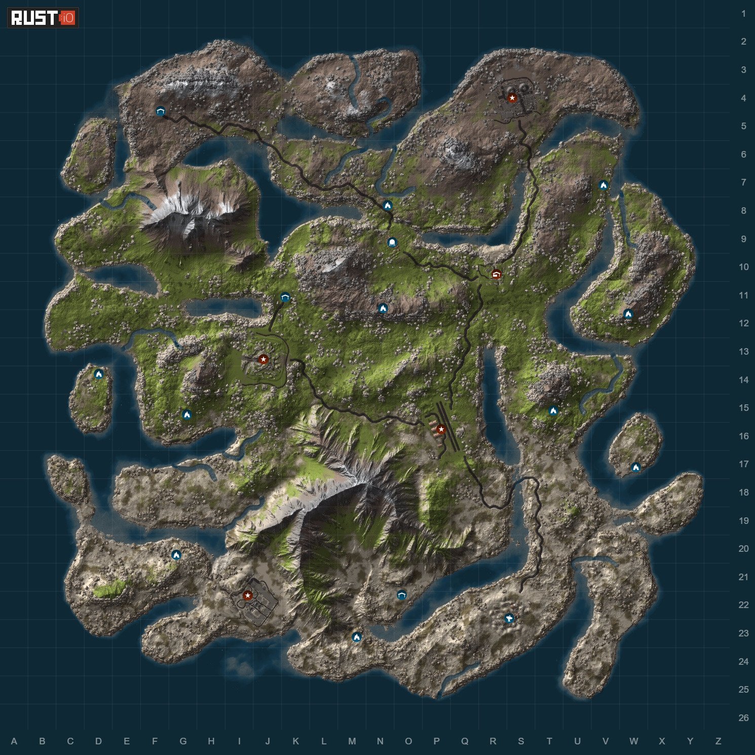 Vanilla rust map фото 15