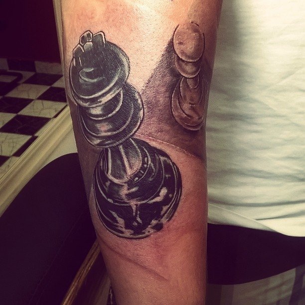 auto tattoo!! peças de xadrez #xadrez #xadrezbrasil #tattoo #tattool