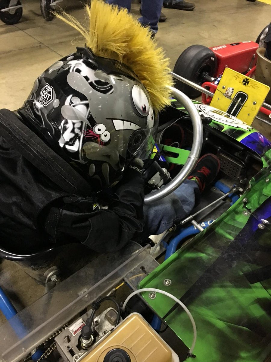 RacingAmerica's tweet image. #Rumble15 Quick little nap by one of the youngsters. It's a long couple days for kids this young.