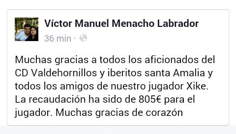 CDValdehornillo's tweet photo. Palabras de nuestro presidente. MUCHAS GRACIAS AL @CDSantaAmalia Y A TODOS LOS ASISTENTES @Area_Deportiva @En_juego https://t.co/8yCbUsFBl0