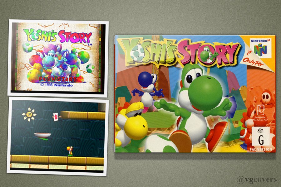 vgcovers's tweet photo. Yoshi's Story #aus #nintendo_64 https://t.co/u6nFjGqiLN