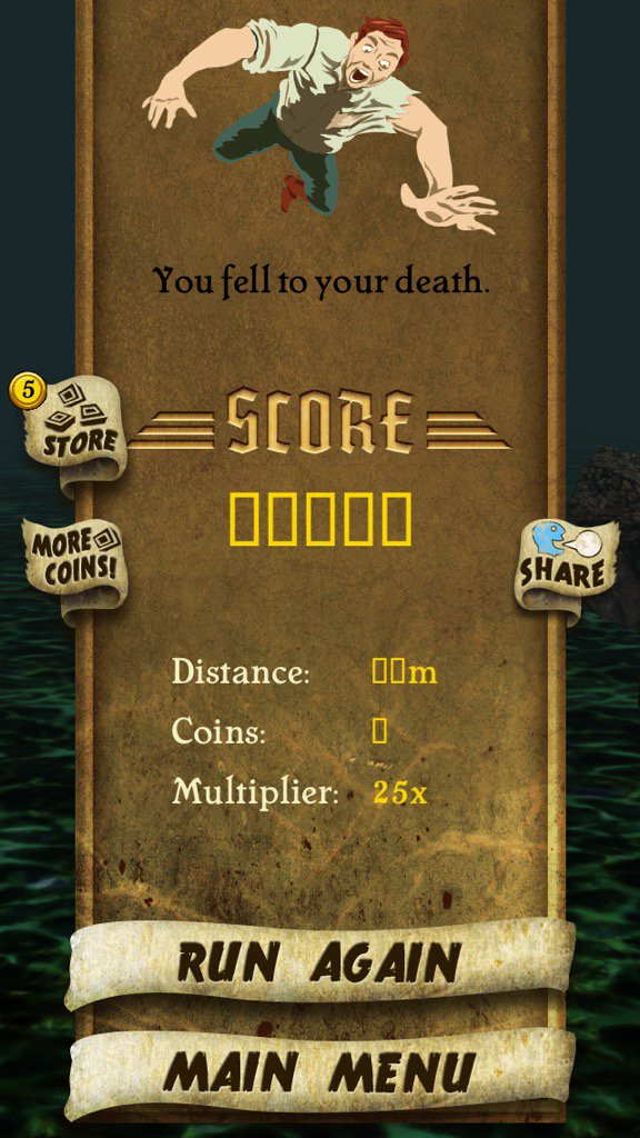 Halim084745821's tweet photo. I got ۲٬۱۵۰ points while escaping from demon monkeys. Beat that! https://t.co/p96ueU1suW #TempleRunh https://t.co/kYr0hucx5j
