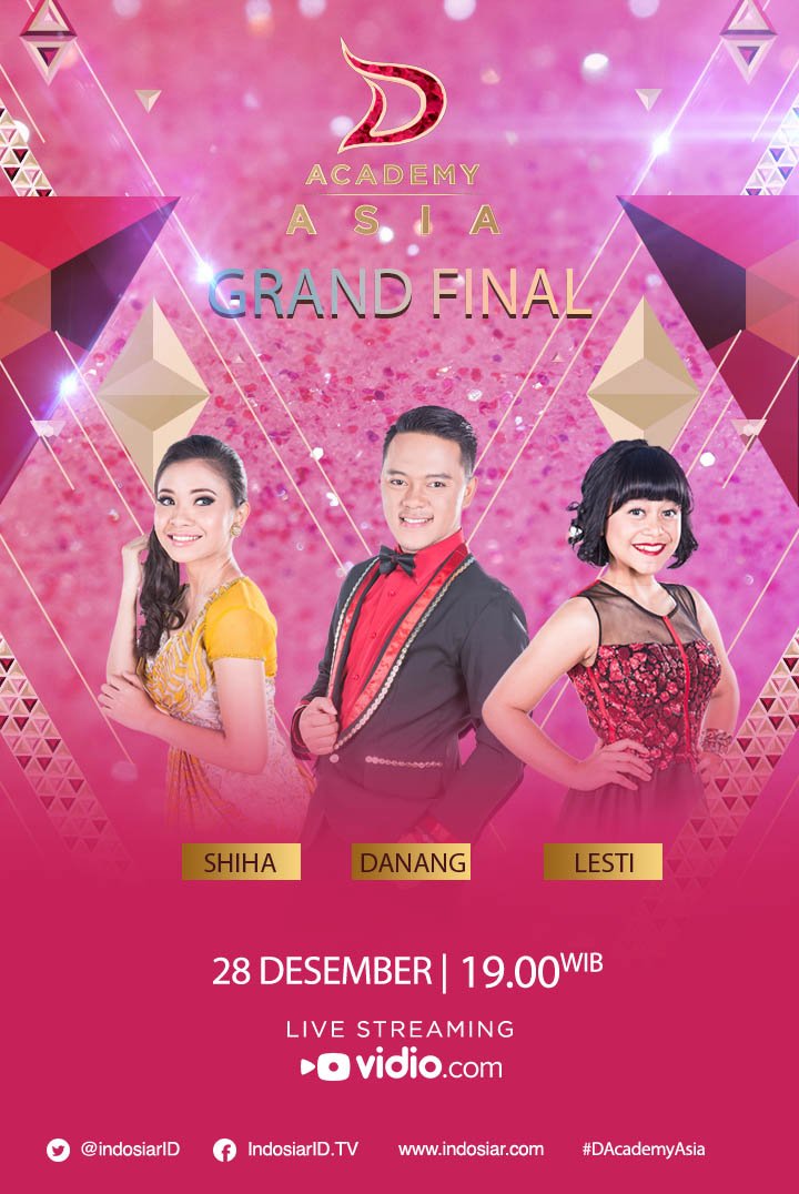 Indosiar's tweet photo. Siapakah jagoanmu @DA2_Danang @Lesti_Jenong_DA @shihamentor?

Nonton Grand Final #DAcademyAsia pkl 19.00 WIB https://t.co/y4QffugRx4