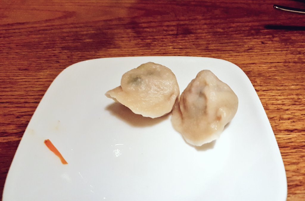brookemetzker's tweet photo. Pork and veggie mandoo, and pickled daikon #korean #mandoobar (ate the pork too fast to get pictures!) https://t.co/uPKKTJbQXg