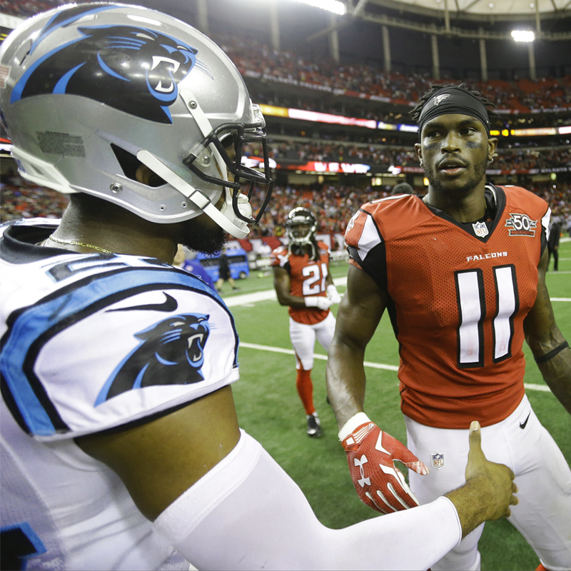 Panthers's tweet photo. #Respect

More Photos from #CARvsATL » https://t.co/gQ8izIRpJ8 https://t.co/9JUf552a9L