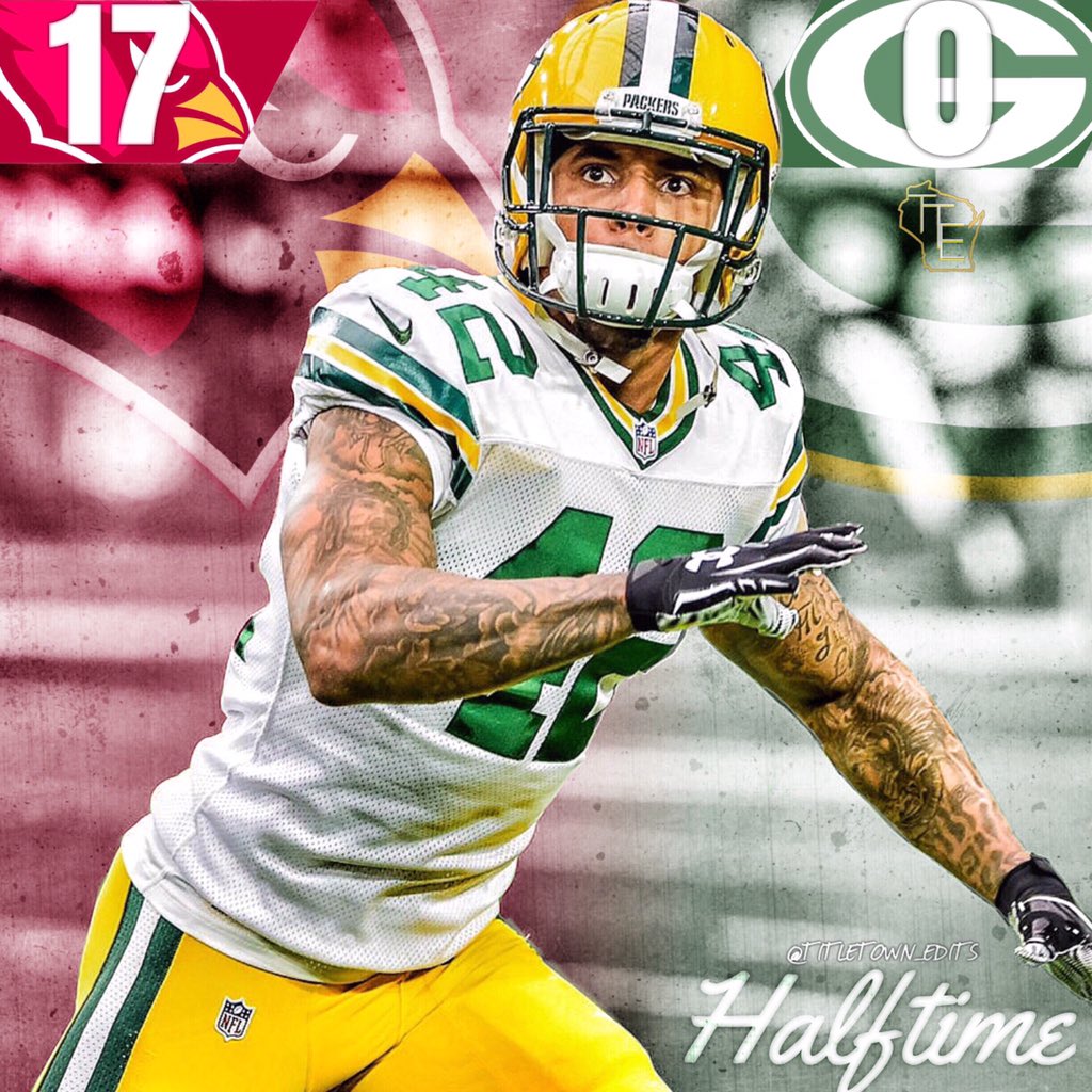 Titletown_Edits's tweet photo. Halftime, this one stings. AZ: 17 , GB: 0. #GBvsAZ #packers #pleasepackplease https://t.co/tA8GcFm1KQ