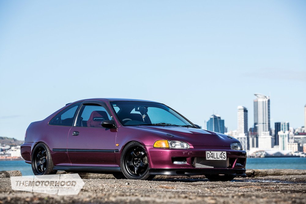 DrivingHaard's tweet photo. El intercooler avisa: este Civic Ej va turbado. https://t.co/tej8V0eEJ0