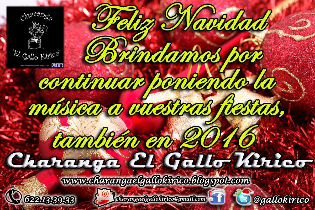La Charanga El Gallo Kirico de #Pozoblanco brinda por continuar poniendo música a vuestras fiestas, también en 2016