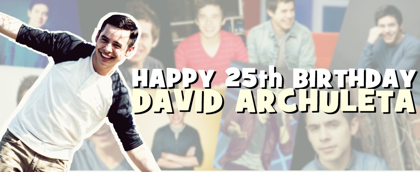 Today 29th December in indonesia but not too late:v Happy 25th Birthday David Archuleta! Gbu~
