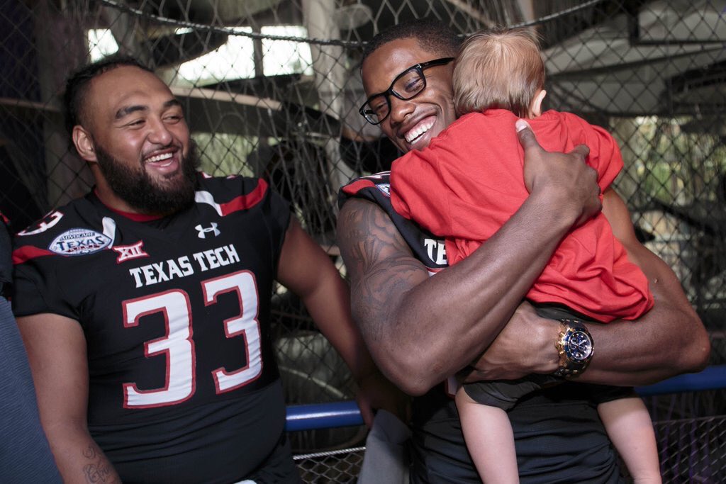 TechAthletics's tweet photo. PHOTO GALLERY: #TexasTech visits with families at @depelchin Children's Museum. https://t.co/5kKLpdeCXH #WreckEm https://t.co/nfLcrY7QWN