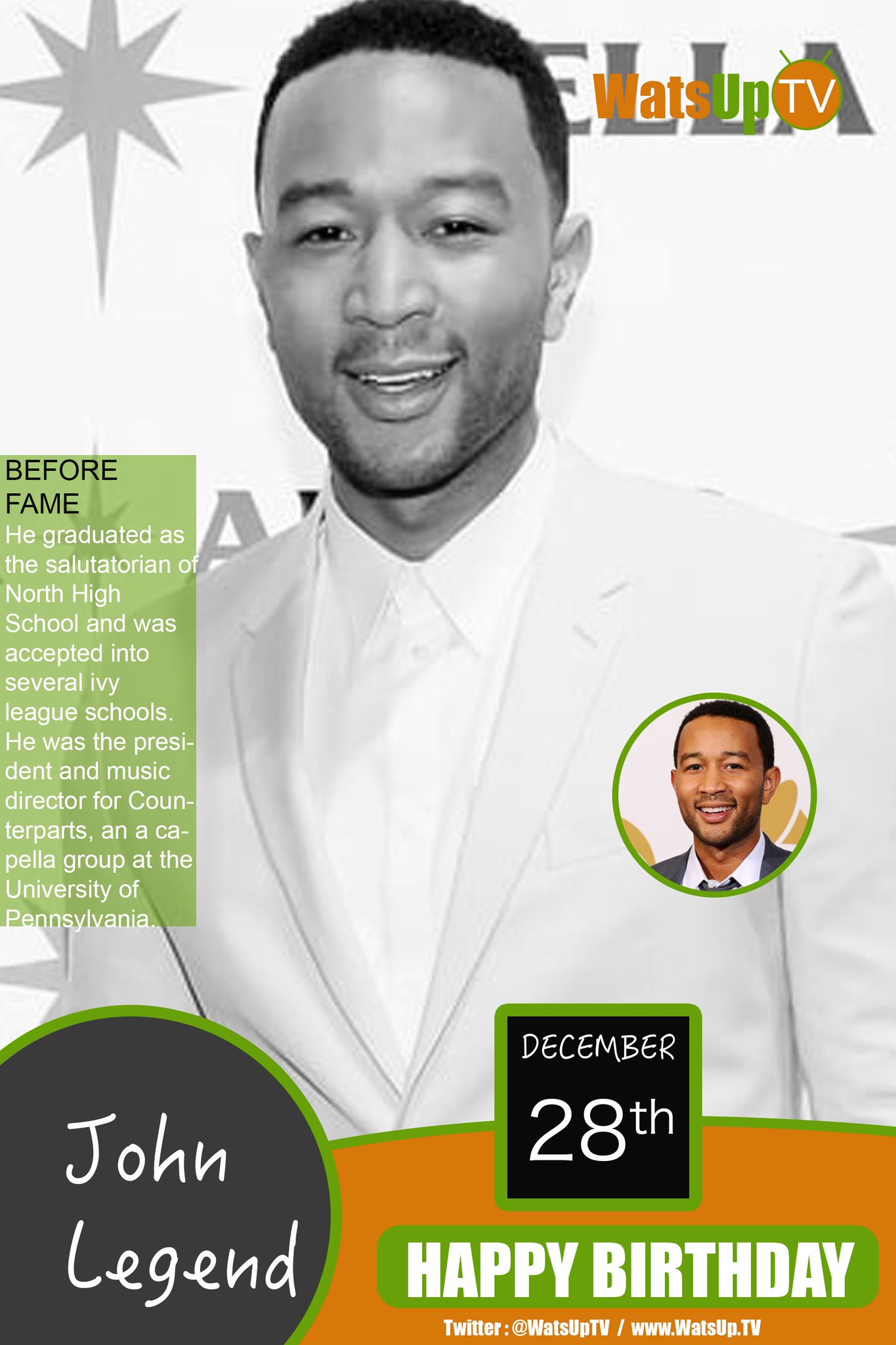 HAPPY BIRTHDAY: John Legend ( ) 