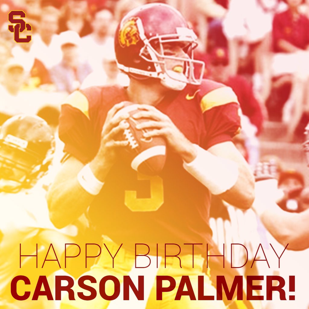 No better way to celebrate than with a dominating win... Happy Birthday Carson Palmer! 
