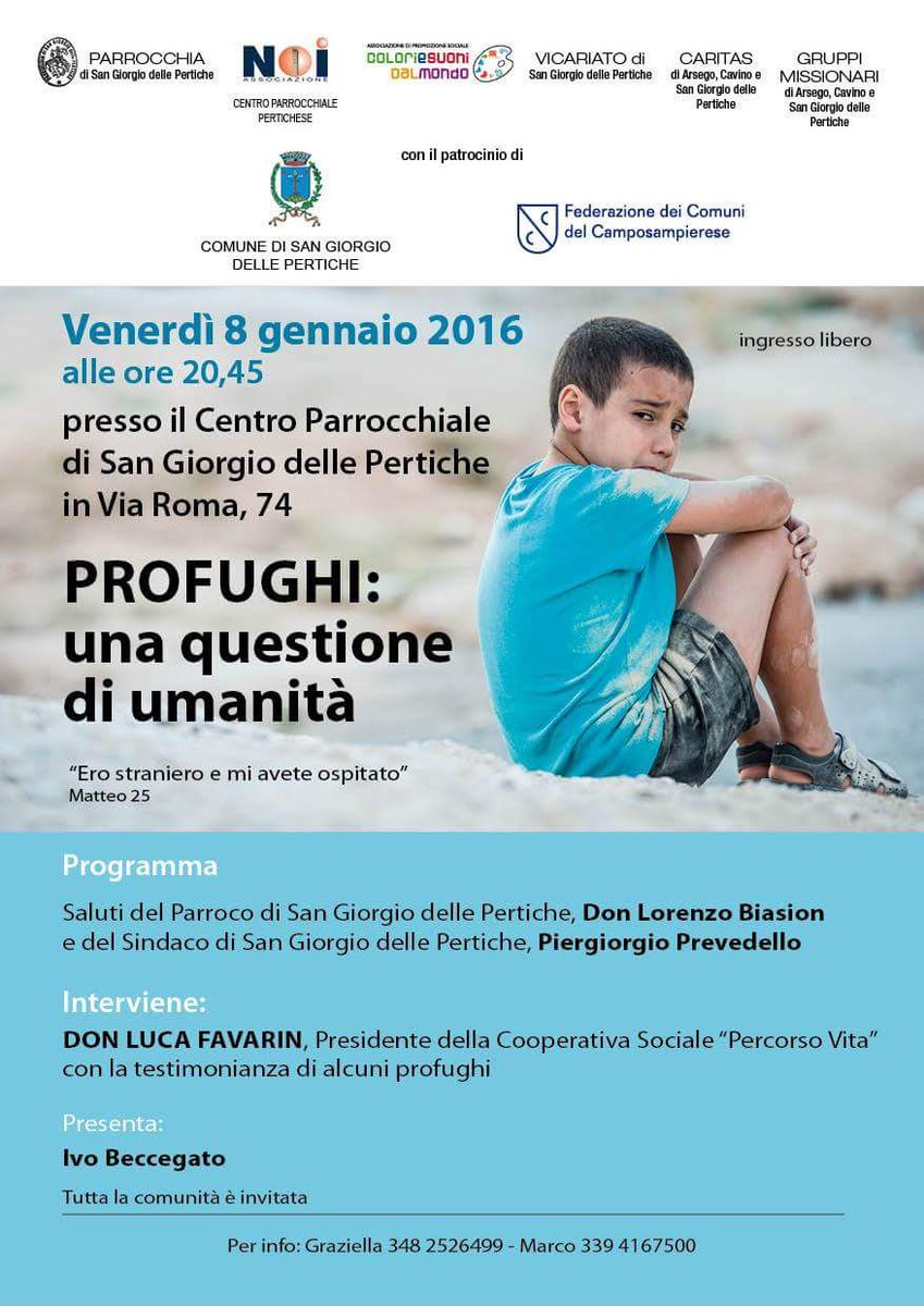 #PROFUGHI una questione di umanità