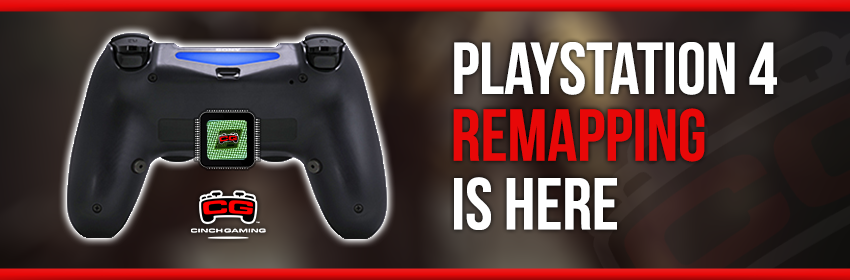 CinchGaming's tweet photo. "PlayStation 4 Remapping" is here!
Add up to 4 Rear "Pro Buttons" at https://t.co/Fvs0LD85N1
#ProButtons https://t.co/hGdosW1t0m