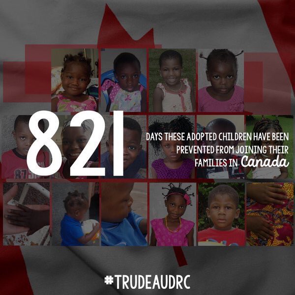 ArnToshi's tweet photo. Love at first sight split apart by bureaucracy. End our pain. Unite our families. #trudeaudrc @JustinTrudeau https://t.co/jwCTienJZh