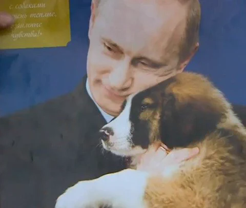 あのプーチン大統領が可愛い表情を見せてるよ！