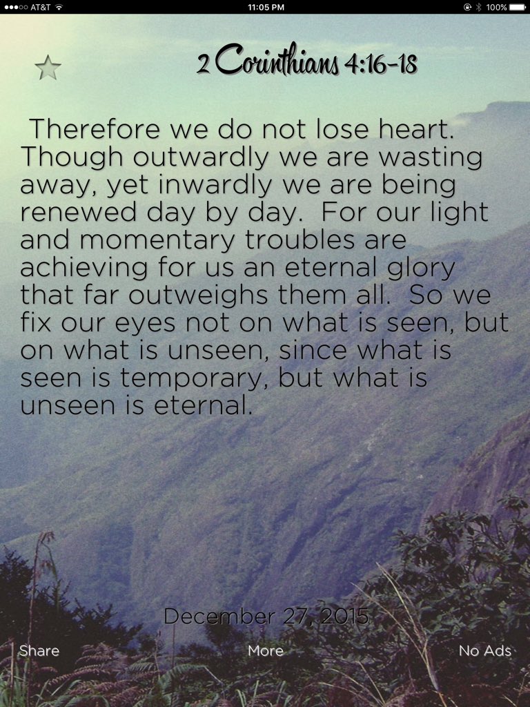 It's important to remember where our real "home" is: