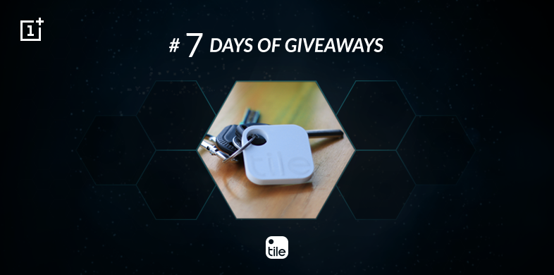 oneplus's tweet photo. The giving continues with @TheTileApp for Day 4 of #7DaysOfGiveaways! https://t.co/70APKpn2df https://t.co/N49659QGcO