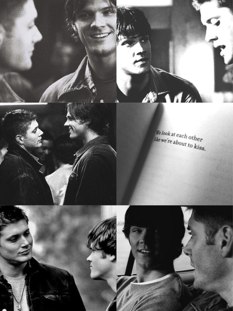 AgentWesson's tweet photo. "We look at each other like we're about to kiss."

Sam and Dean || Poems https://t.co/Mn6iS2Ivzy