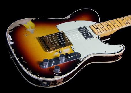 GuitarTalk's tweet photo. RT: @Groove_Tubes - RT @SeymourDuncan: The @FenderCustom Andy Summers Tele with a '59 in the neck. Great guitars! https://t.co/nzzJPwdhKE