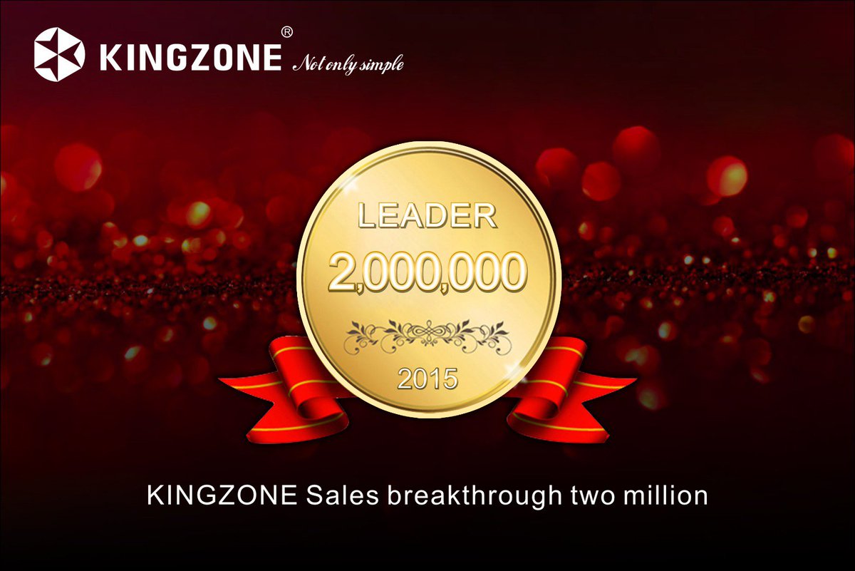 kingzonegroup's tweet photo. 2015 KINGZONE has made great progress. Total sales exceeded two million mark. https://t.co/aefzhWqf4t