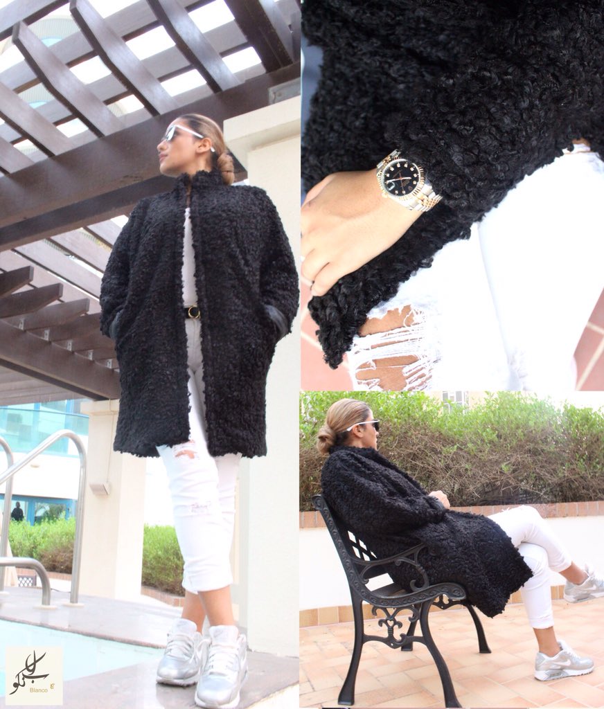 blanco_purefash's tweet image. Black never really harmed anyone. Always possible, this is comfortable and warm. #FallCollection2015 #WinterFashion