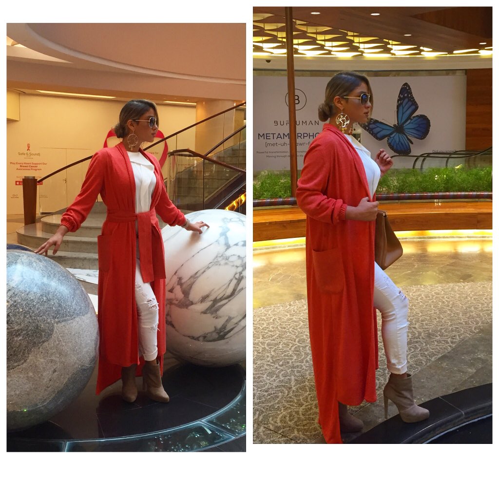 blanco_purefash's tweet image. We are on Fire! Call it Orange or Ochre; this is hot and fiery. #FallCollection2015 #WinterFashion #Style #Dubai