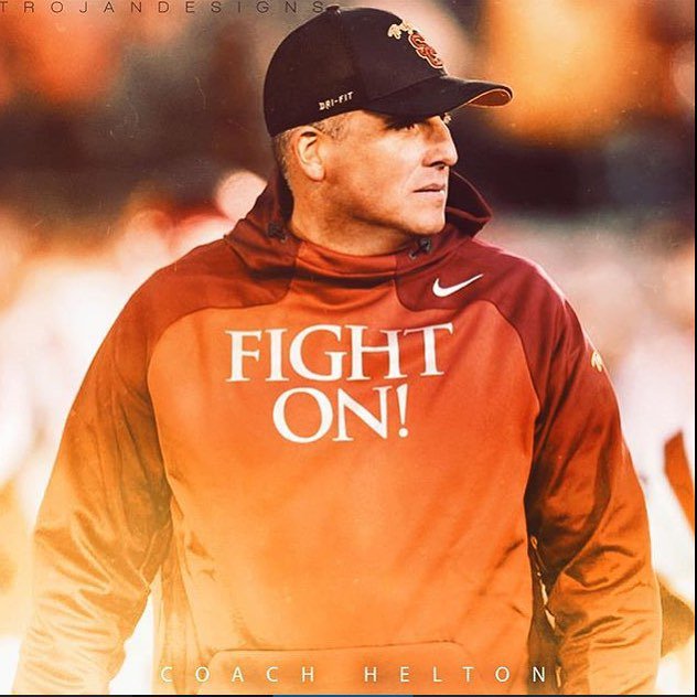 scenesfromusc's tweet photo. At https://t.co/uhQCmrwevY -- from uscfan_trojan Let's get this Win #CoachHelton 😁👏👍👊 #FightOn #BeatWisconsin #usc… https://t.co/S0W0i6nvO8