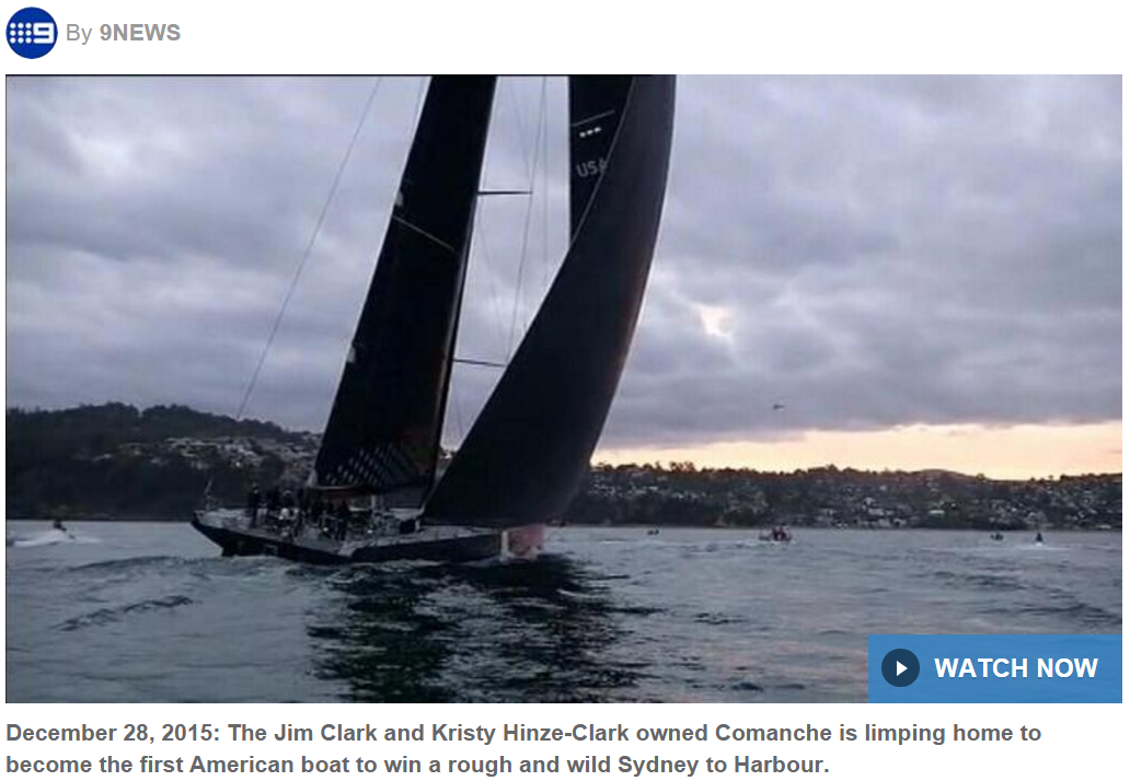 Yachtable's tweet image. #American Comanche Overcomes Damage to Win Sydney to Hobart Race

#Sailing #Yachting #News
bit.ly/1NKM2uu