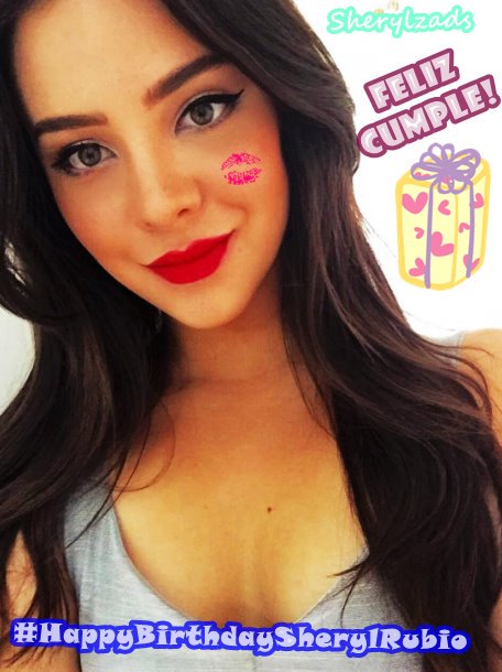 SherylZads's tweet photo. Hoy, hoy, hoy es el día más feliz de nuestras vidas !  #HappyBirthdaySherylRubio https://t.co/cNezsetulg