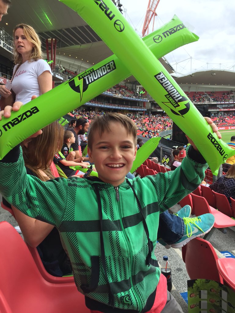 Ready for the big bash :) Go Sydney Thunder #thundernation