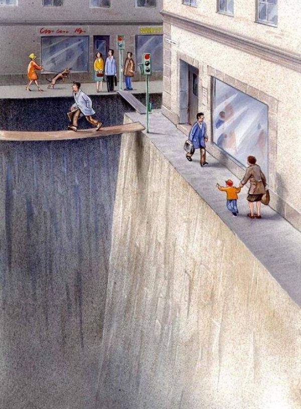 One cartoon that highlights how much public space we sacrifice for cars i100.io/IOxXdjQ