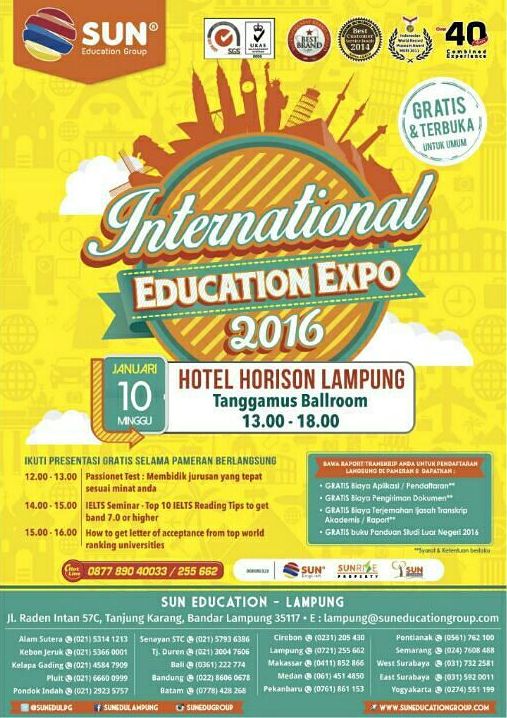 <a href="/FIKUBL/">Ilmu Komputer UBL</a> Proudly Present.. SUN Education International Educatio Expo. Come and Join Us!