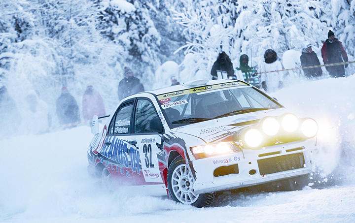 Only one month until @RalliSM #ArcticRally gets underway! Photo: Taneli Niinimäki