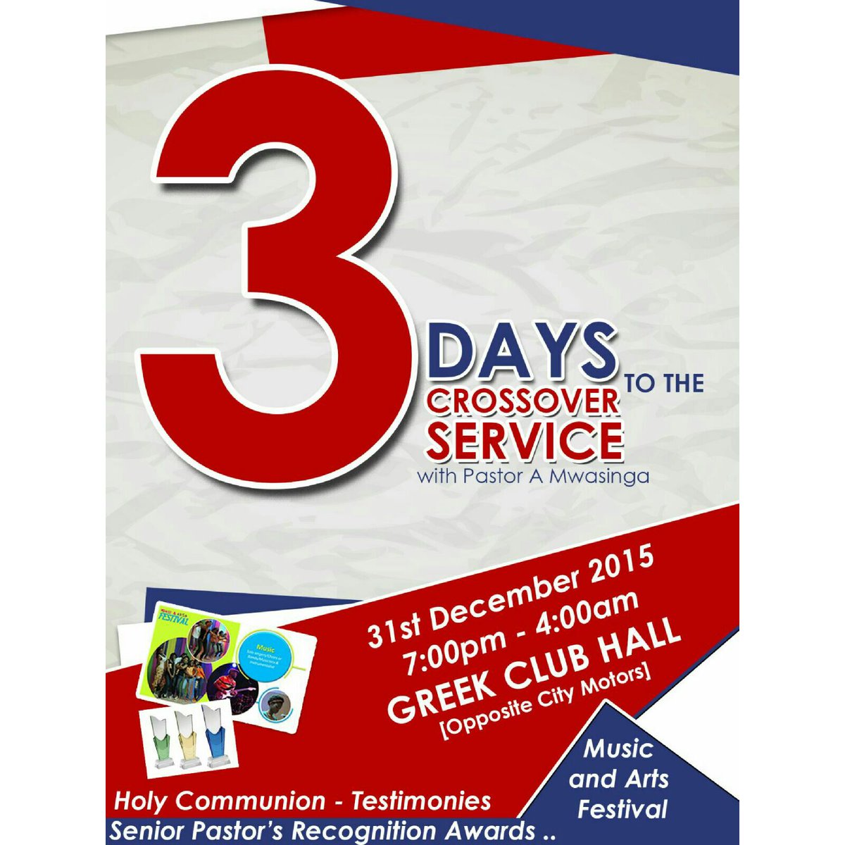 RFPMinistries's tweet photo. Just 3 days to go. #CrossOver #LevelsChanging https://t.co/562Ax90F0S