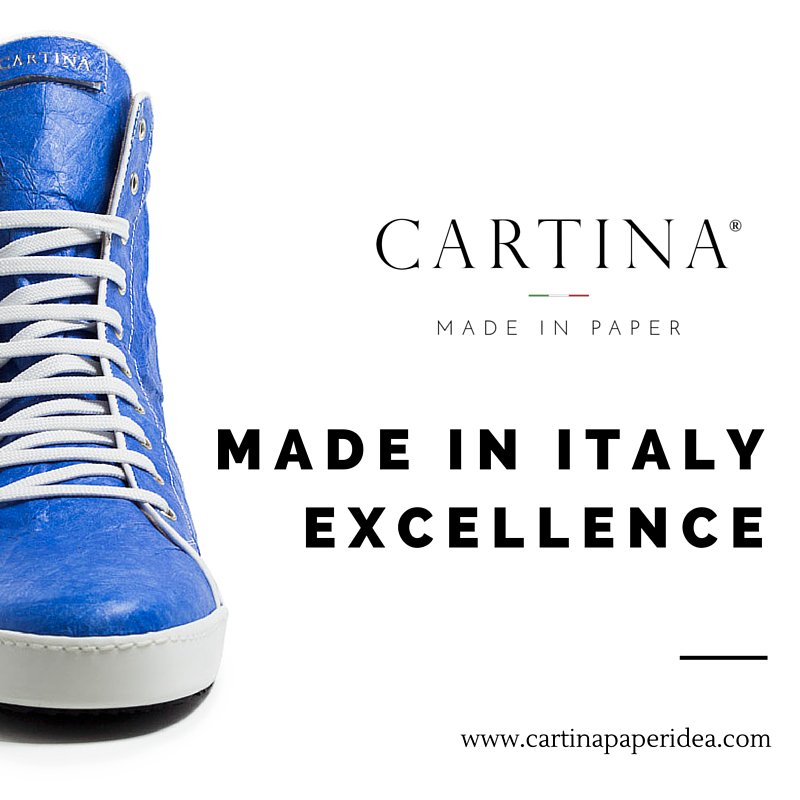 Cartina, the original paper shoes #madeinpaper