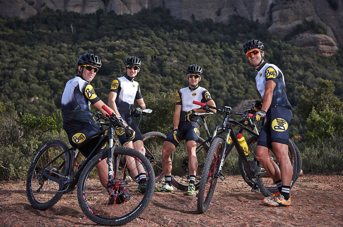 El BUFF® MTB Pro Team 2016  @PauZamoraPerez @JllordellaJoan @Antonioortzb @adria_noguera #NorthWave #MTB