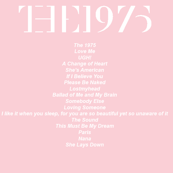 John I Like It When You Sleep For You Are So Beautiful Yet So Unaware Of It Tracklist Omg Cant Wait T Co Wmbfgz9dvt
