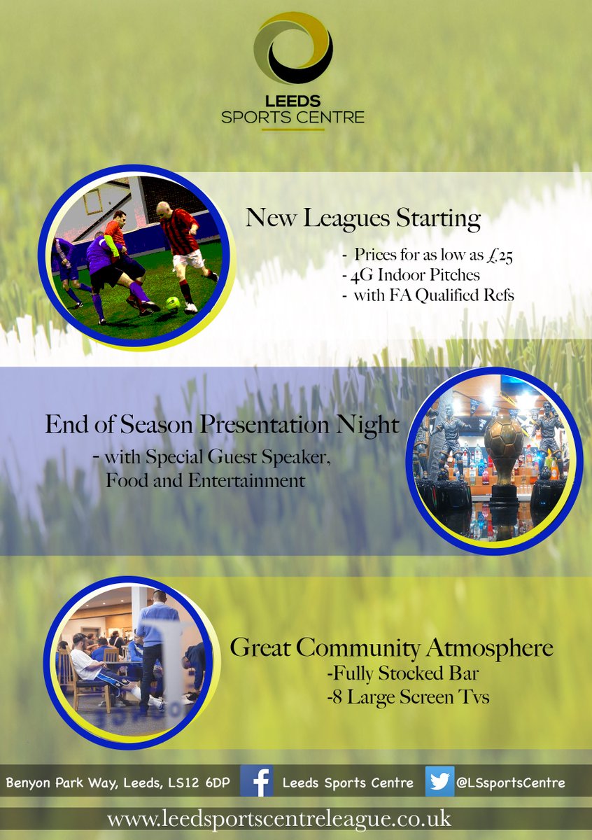 Are you ready for January? Avoid the floods in our indoor league. #leeds #lufc #5aside