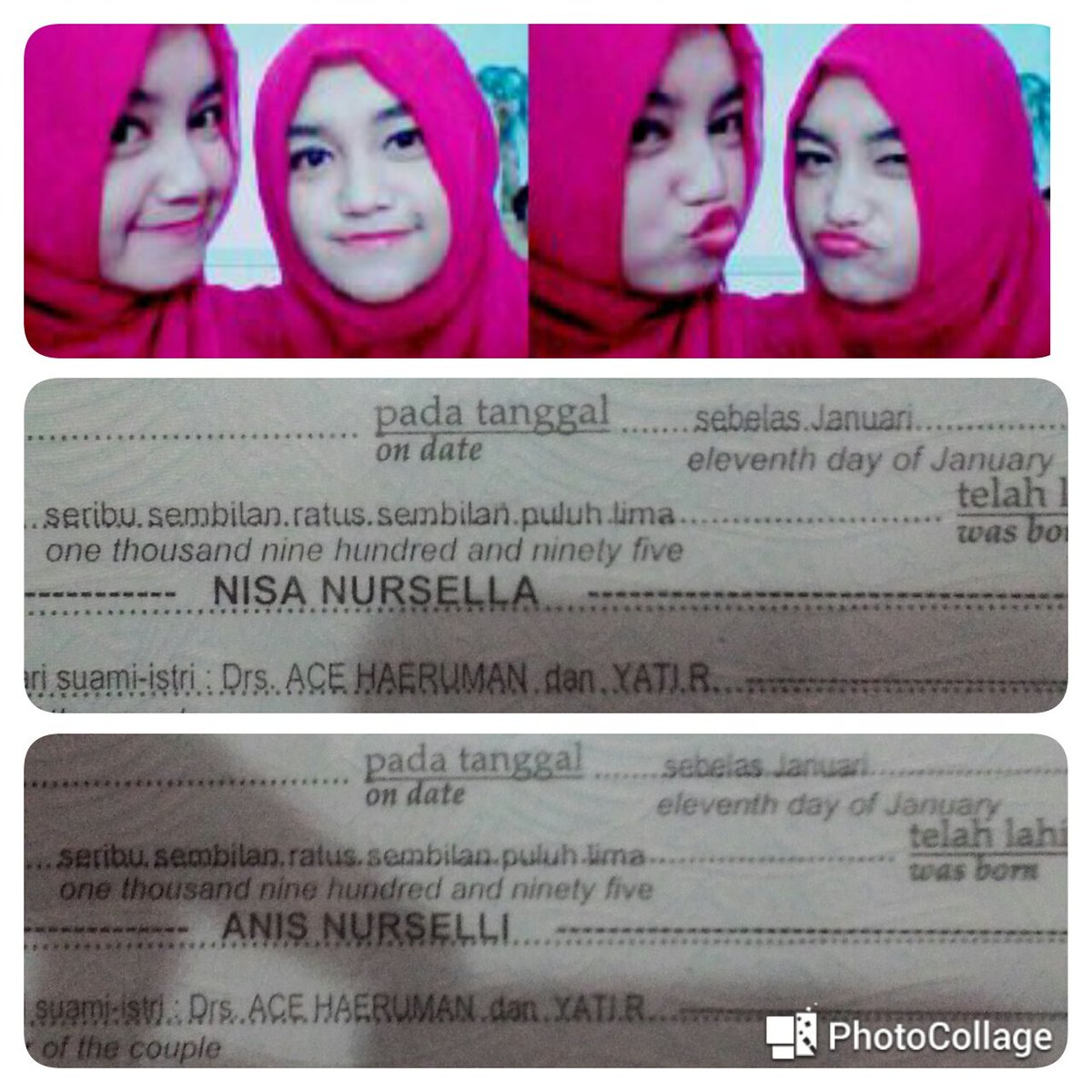 ichanisell's tweet photo. #KuisIndosiar21 qta twins ulang tahun kita sama 11januari1995.. hbd buat qta bersama @IndosiarID https://t.co/udQWuibnpY