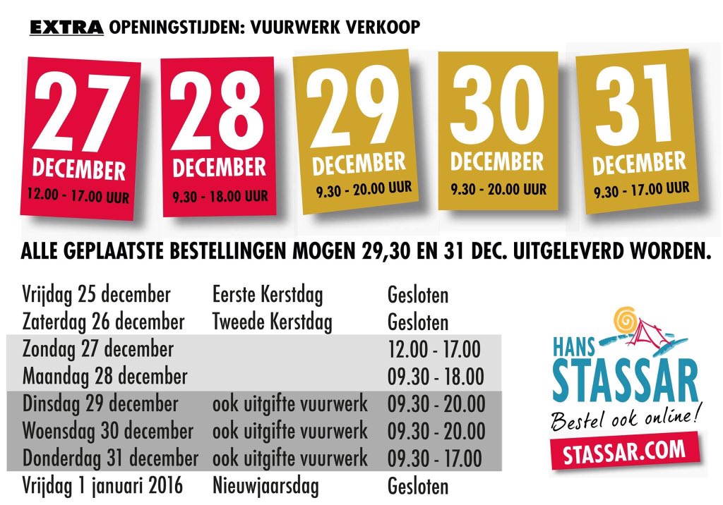 Ook vandaag kun je weer terecht aan onze #Vuurwerk balie. #brunssum #Heerlen #Hoensbroek