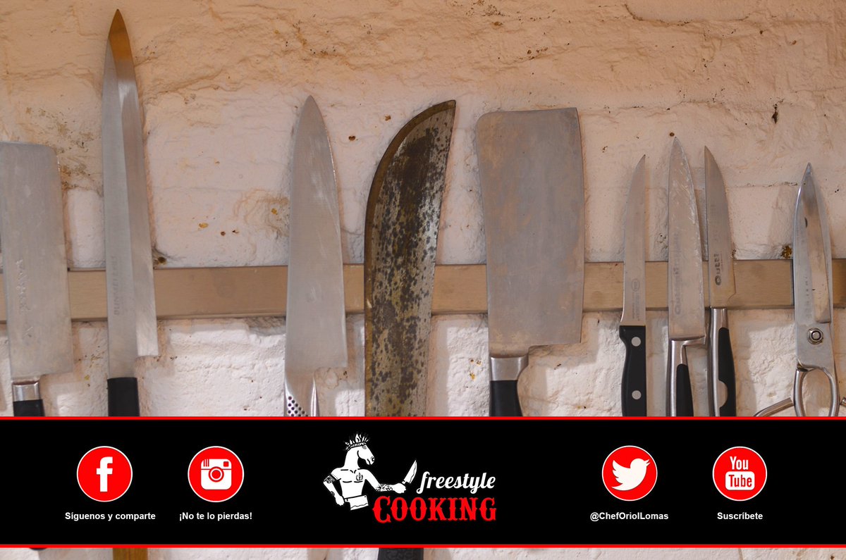 Quieres que tus recetas sean un exito recuerda afilar bien tus cuchillos #freestylecooking ow.ly/Vz2Ro