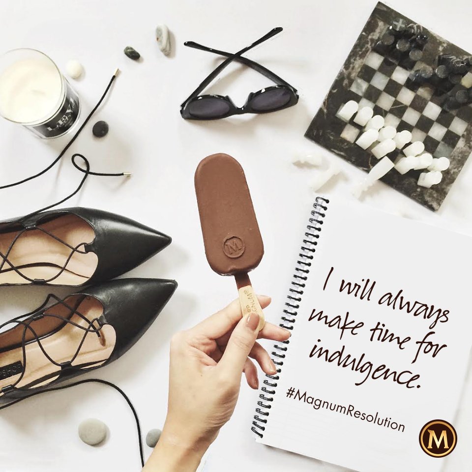 MagnumPK's tweet photo. Make a resolution to take time out for Belgian Chocolate indulgence. Tell us your #MagnumResolution & you can WIN! https://t.co/T0PewMjY6G