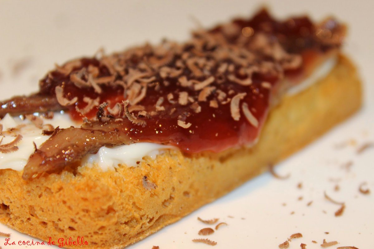 Clubdequesos's tweet image. Para sorprender: Torta del casar, Anchoas, Mermelada y virutas de chocolate! clubdequesos.com @lacocinadegibe