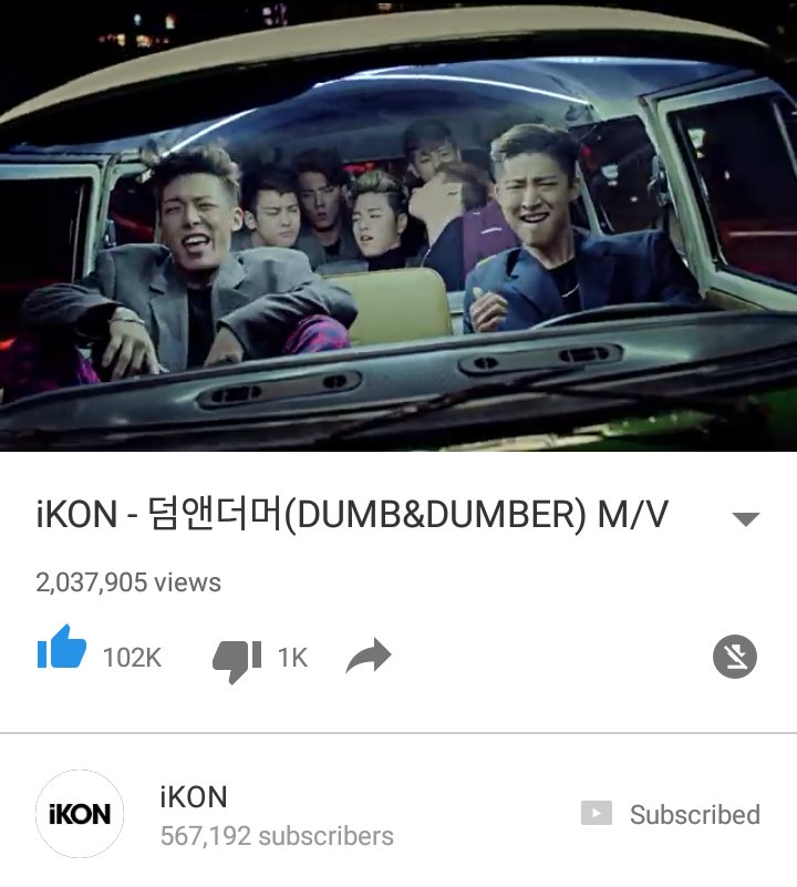 iKON_INTL's tweet photo. 🎉🎉 iKON Dumb and Dumber 2 Mil views 
Kongratulations!!! Keep watching the official MVs only!! https://t.co/LS1VvMLiUV