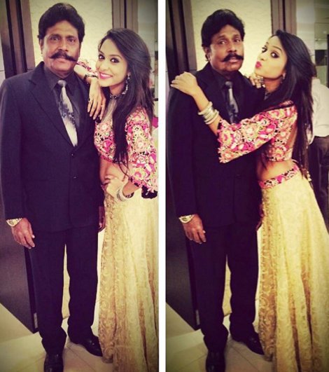 "Bhai Ki shaadi 😊☺️..My handsome father 😘The love of my life,my super hero💕And look what i made him do POUT😂😂😘😘"