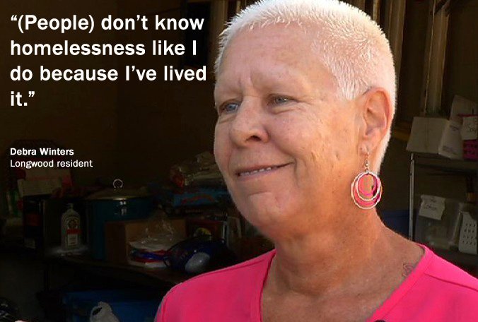 #Longwood's Debra Winters is focused on helping the homeless — a life she once lived. goo.gl/9cqEgE?cid=twi…