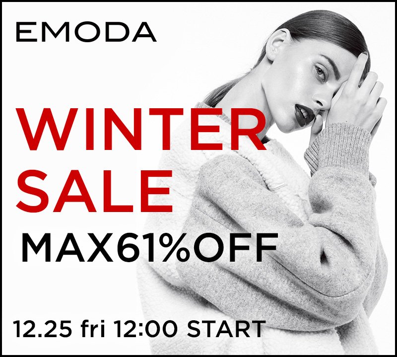 RUNWAY_channel's tweet photo. 【#EMDOA】
\\\MAX61%OFF///
新作ニットもOFF!!!
もちろんアウターもOFF!!!
https://t.co/rUrfANPYFo https://t.co/APcmbURCjA